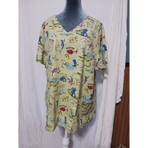 Dr. Seuss Ladies Large Scrub Top